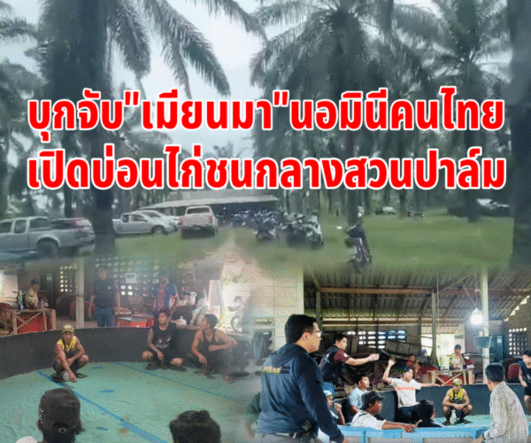 บุกจับเมียนมาเปิดบ่อน