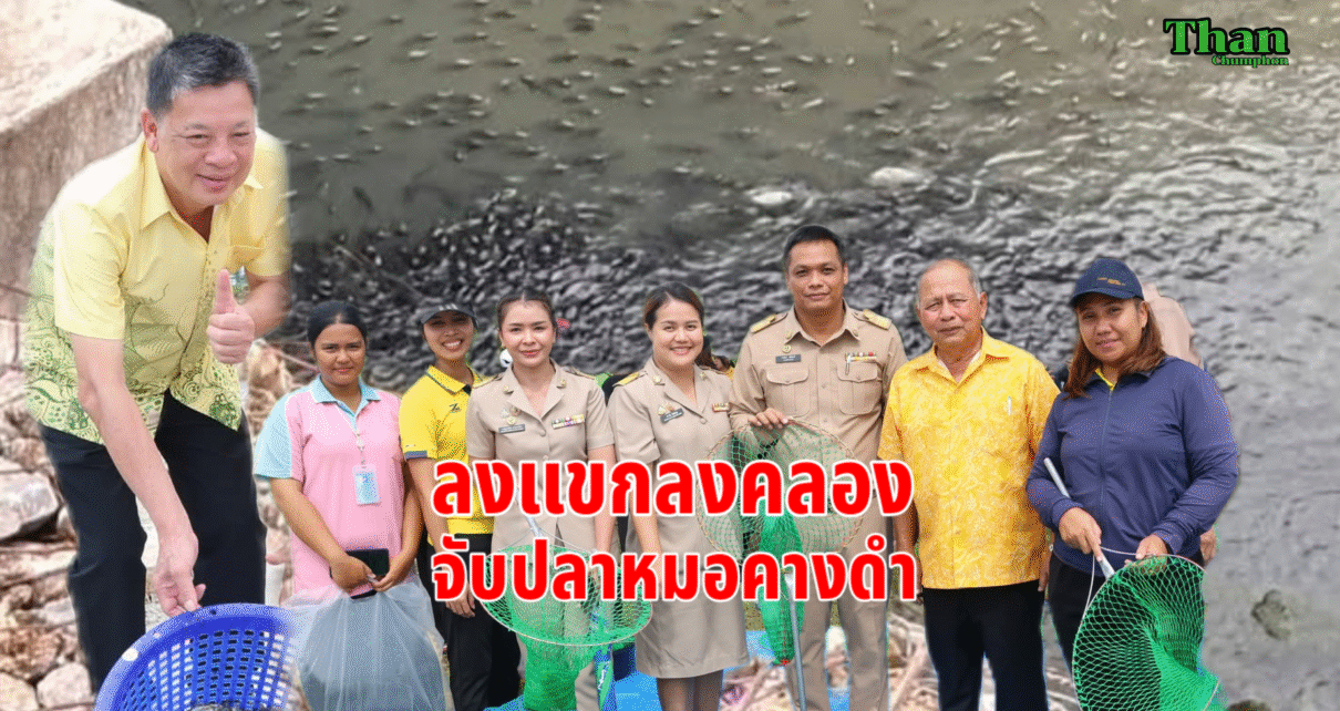 ลงแขกลงคลองจับปลาหมอคางดำ