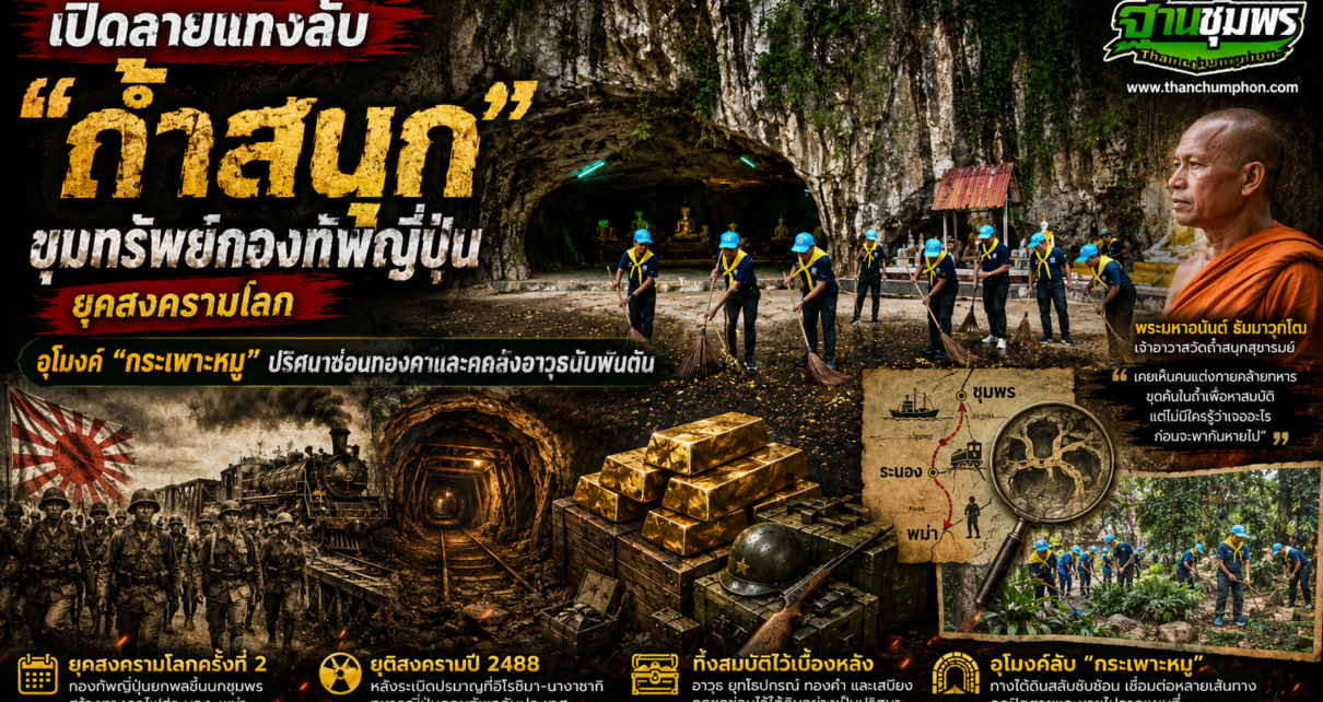 เปิดลายแทงลับ“ถ้ำสนุก”ขุมทรัพย์กองทัพญี่ปุ่น 9