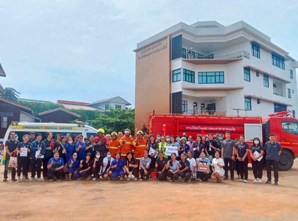 อบรมดับเพลิงซ้อมอพยพหนีไฟรับมือเหตุฉุกเฉิน 6
