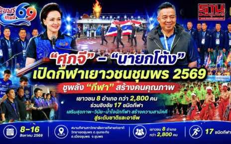 เปิดกีฬาเยาวชนชุมพร 27